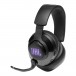 JBL Quantum 400 Wired Over-Ear Gaming Headset, Black Front View 2