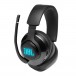 JBL Quantum 400 Wired Over-Ear Gaming Headset, Black Side View