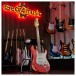 LA Select Electric Guitar Antique Red, 15W Guitar Amp & Accessory Pack