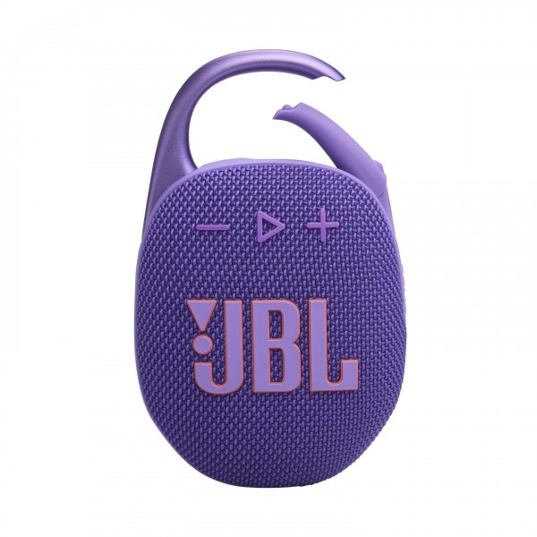 JBL Clip 5 Portable Bluetooth Speaker, Purple