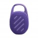 JBL Clip 5 Portable Bluetooth Speaker, Purple - Reverse