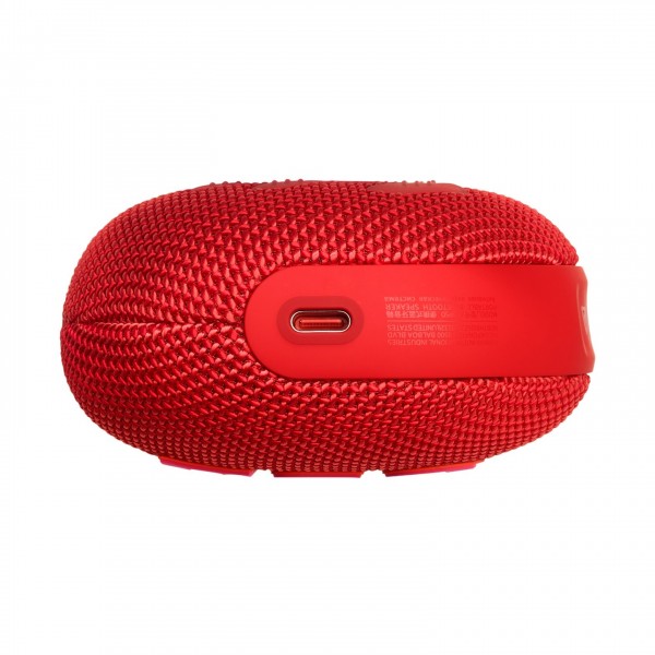 JBL Clip 5 Portable Bluetooth Speaker, Red - Base