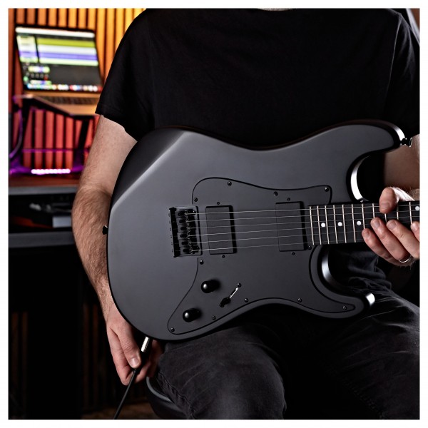 LA Select Guitar HH by Gear4music, Blackout