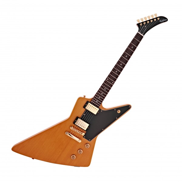 Epiphone 1958 Korina Explorer Black Pickguard, Natural