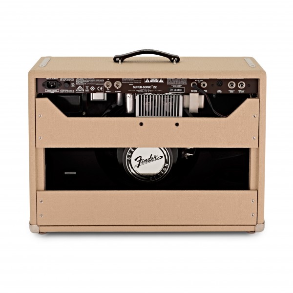 Fender Super-Sonic 22 Combo Amp, Blonde back