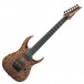 Ibanez RGAIX7U Iron Label Electric Guitar, Antique Brown Stained Front View