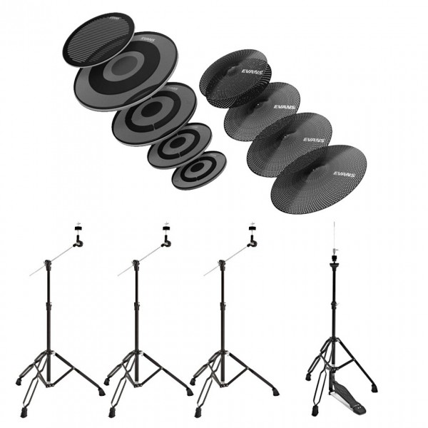 Evans dB One Cymbal Pack & Stands