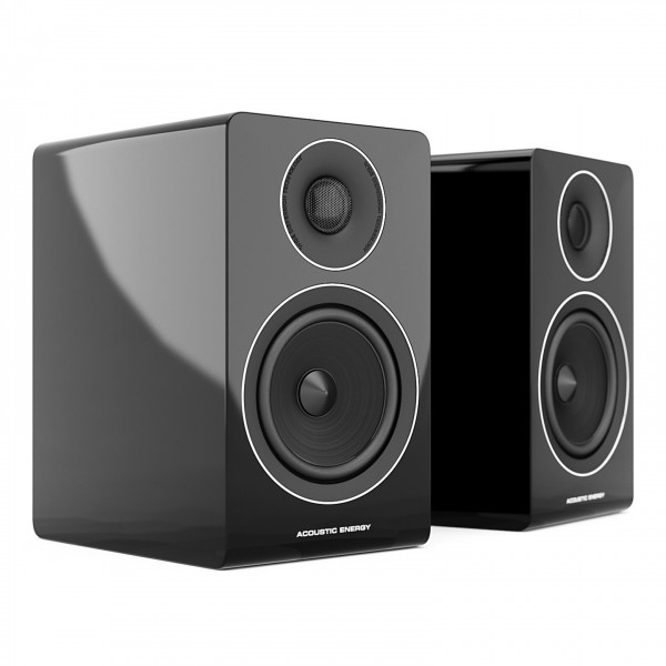 Acoustic Energy AE300 Bookshelf Speakers (Pair), Gloss Black