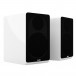 Acoustic Energy AE300 Bookshelf Speakers (Pair), Gloss White - grilles