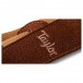 Taylor Logo Suede Guitar Strap, Chocolate