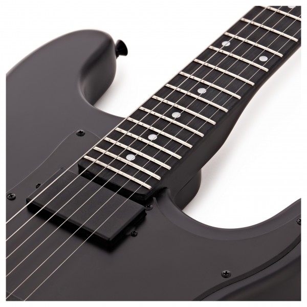 LA Select Electric Guitar Blackout, 15W Guitar Amp & Accessory Pack