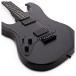 LA Select Left Handed Electric Guitar Blackout, 15W Guitar Amp & Accessory Pack