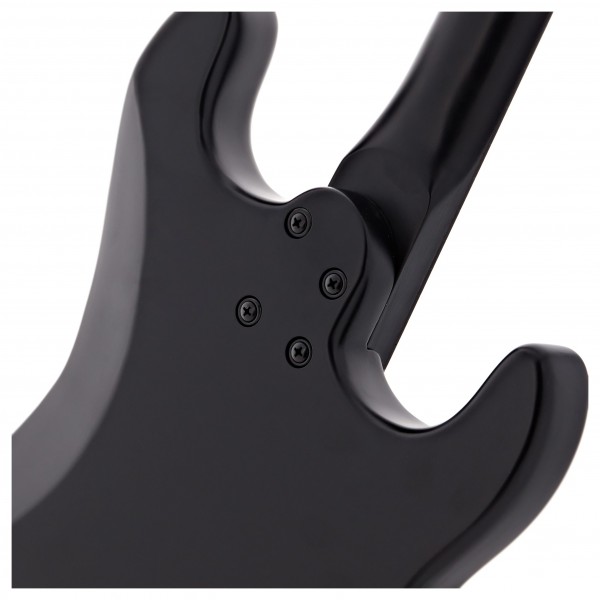LA Select Left Handed Electric Guitar Blackout, 15W Guitar Amp & Accessory Pack