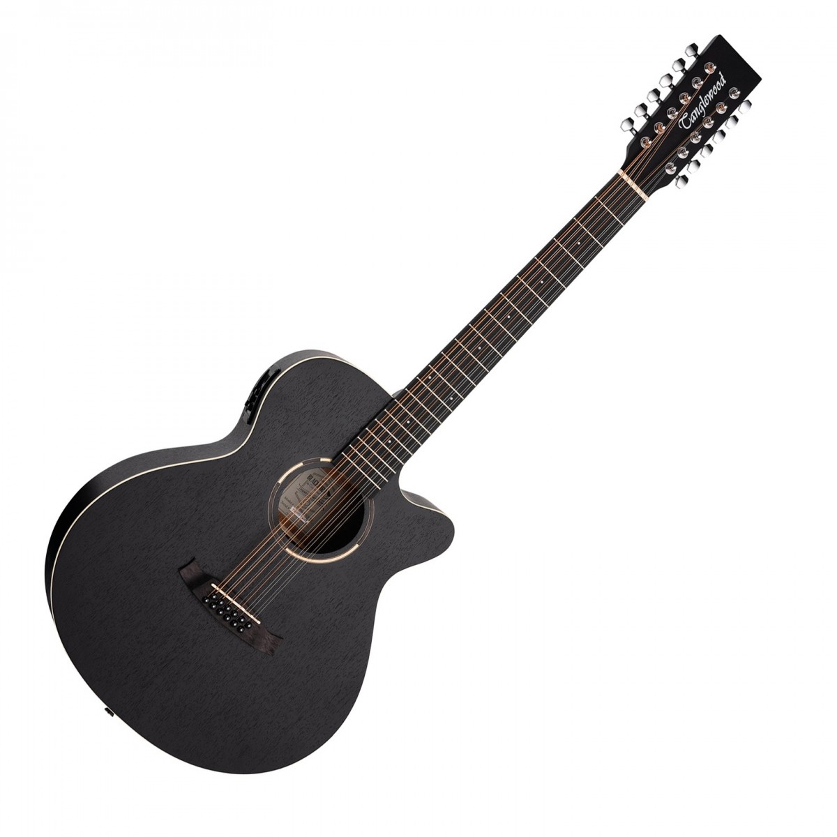 12 Attaches De Cordes Pour Guitare Classique / Acoustique à Cordes Nylon - Perles De Pont 3 Trous - Noir