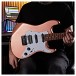 LA Select Guitar by Gear4music, Pink