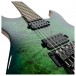 Schecter C-6 FR PRO, Aqua Burst - Body 2