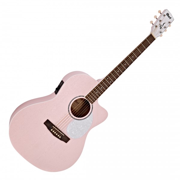 Cort Jade Classic Electro Acoustic, Pastel Pink Open Pore