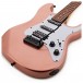 LA Select Electric Guitar HSS Pink, 15W Guitar Amp & Accessory Pack