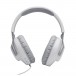 JBL Quantum 100 Gaming-Wired Over-ear Headset, White - Front