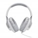 JBL Quantum 100 Gaming-Wired Over-ear Headset, White - Reverse