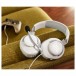 JBL Quantum 100 Gaming-Wired Over-ear Headset, White - Lifestyle