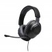 JBL Quantum 100 Wired Over-ear Gaming Headset, Black - Angled