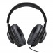 JBL Quantum 100 Wired Over-ear Gaming Headset, Black - Front