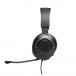 JBL Quantum 100 Wired Over-ear Gaming Headset, Black - Side