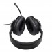 JBL Quantum 100 Wired Over-ear Gaming Headset, Black - Flat