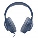 JBL Quantum 100 Wired Over-ear Gaming Headset, Blue - Reverse