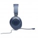 JBL Quantum 100 Wired Over-ear Gaming Headset, Blue - Side