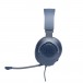 JBL Quantum 100 Wired Over-ear Gaming Headset, Blue - Side