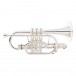 Besson Sovereign BE928G Bb Cornet, Silver Plated
