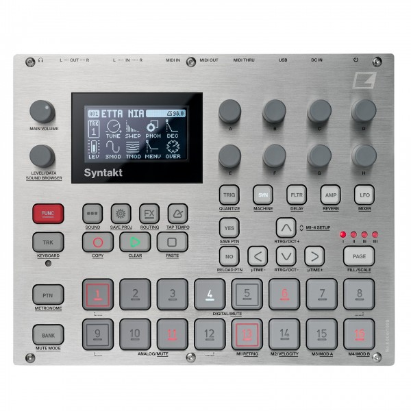 Elektron Syntakt E25 Remix Edition - Top