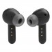 JBL Quantum TWS True Wireless Gaming Earbuds, Black Front View 2