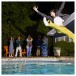 JBL PartyBox Ultimate Portable Wireless Party Speaker - Lifestyle Waterproofing by the pool