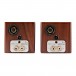 Monitor Audio Radius 45 Satellite Speakers (Pair), Walnut - rear