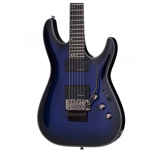 Schecter Blackjack SLS C-1 FR Active, See Thru Blue Burst at