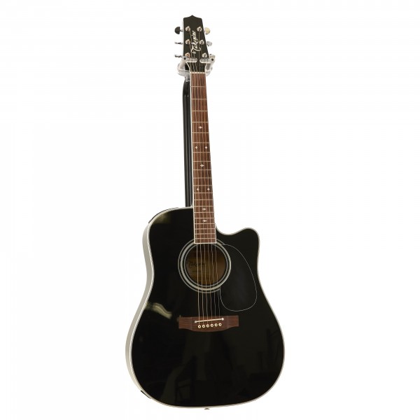 Takamine EF341SC Electro Acoustic, Black - Secondhand at Gear4music