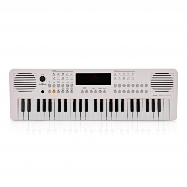 VISIONKEY-2 49 Key Portable Mini Keyboard, White