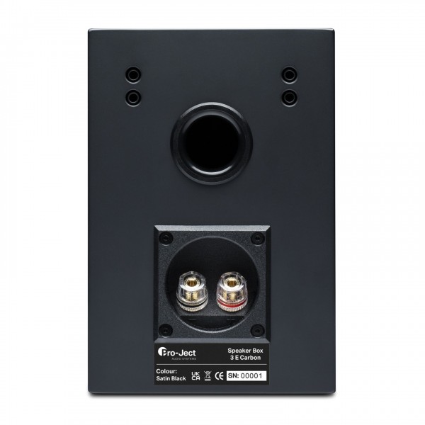 Pro-Ject Speaker Box 3 E Carbon (Pair), Black - Reverse