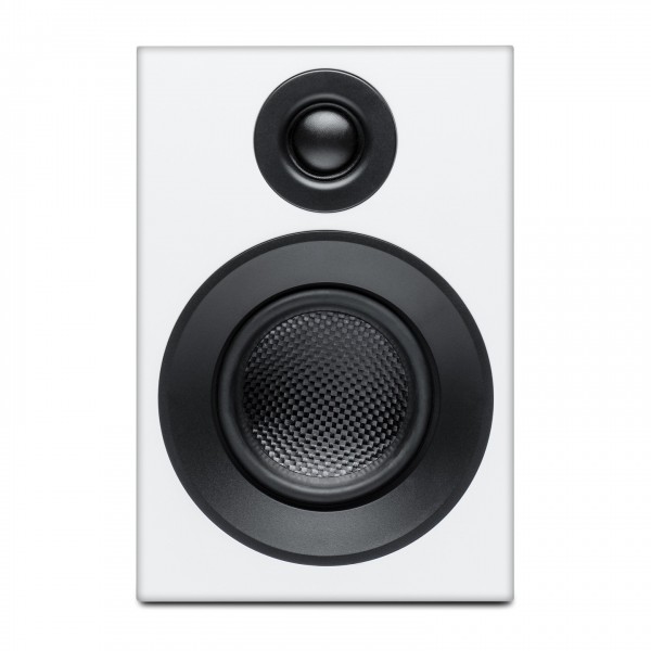 Pro-Ject Speaker Box 3 E Carbon (Pair), White - Front