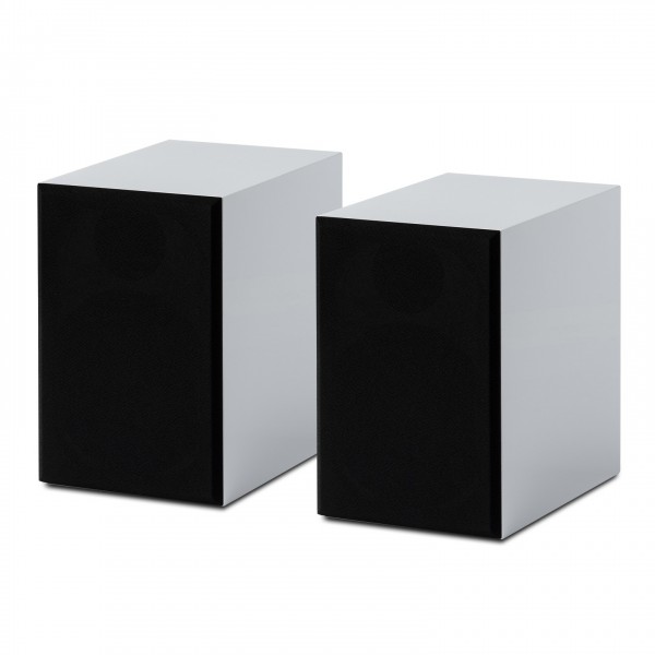 Pro-Ject Speaker Box 3 E Bookshelf Speaker (Pair), White - Grilles attached
