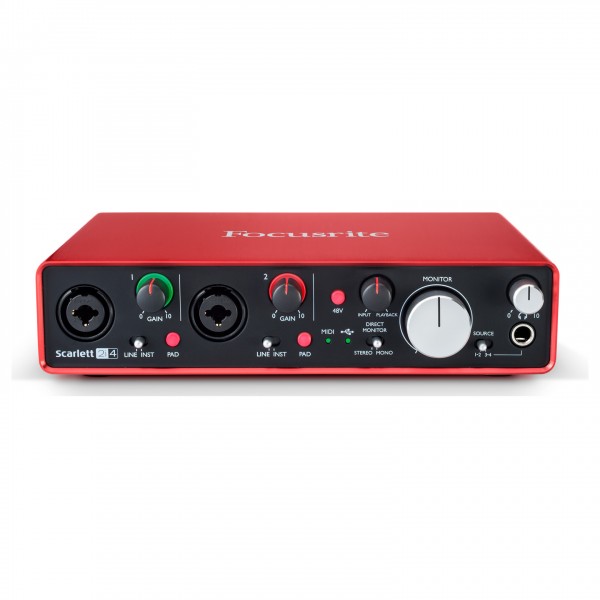 Focusrite Scarlett 2i4 MKII - Front Top