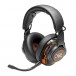 JBL Quantum ONE Wired Over-Ear Gaming Headset, Black Front View