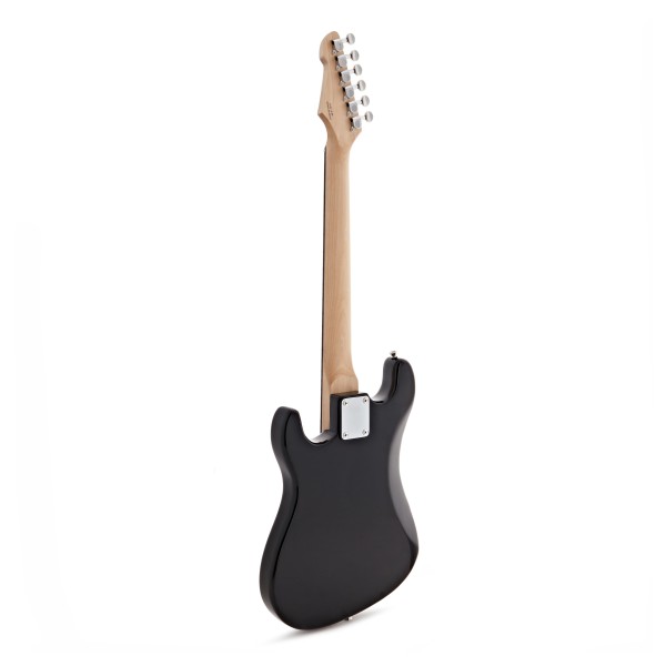 3/4 LA Electric Guitar Black, 10W Guitar Amp & Accessory Pack