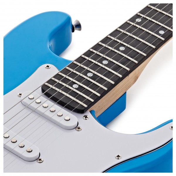 3/4 LA Electric Guitar Blue, Mini Guitar Amp Pack