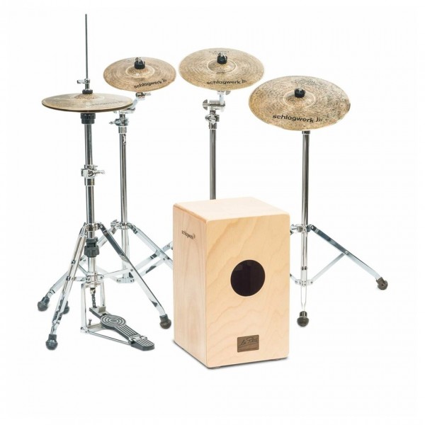 Schlagwerk Cajon Splash 10" - Set up example