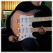 LA Double Neck Guitar by Gear4music, Sunburst