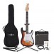 LA Electric Guitar Sunburst, 15W Guitar Amp & Ultimate Accessory Pack